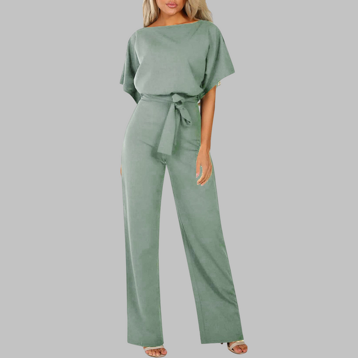 Nova | Belted Wide-Leg Elegant Jumpsuit 6