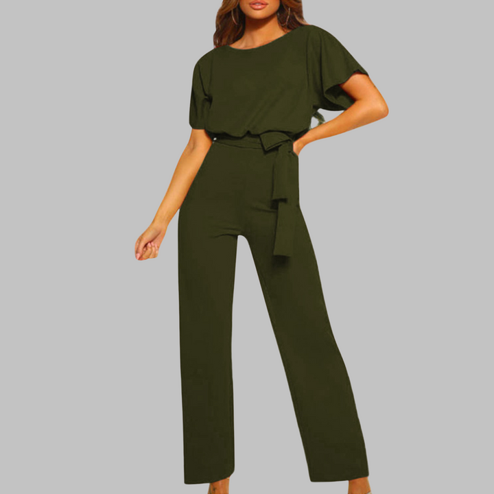 Nova | Belted Wide-Leg Elegant Jumpsuit 7