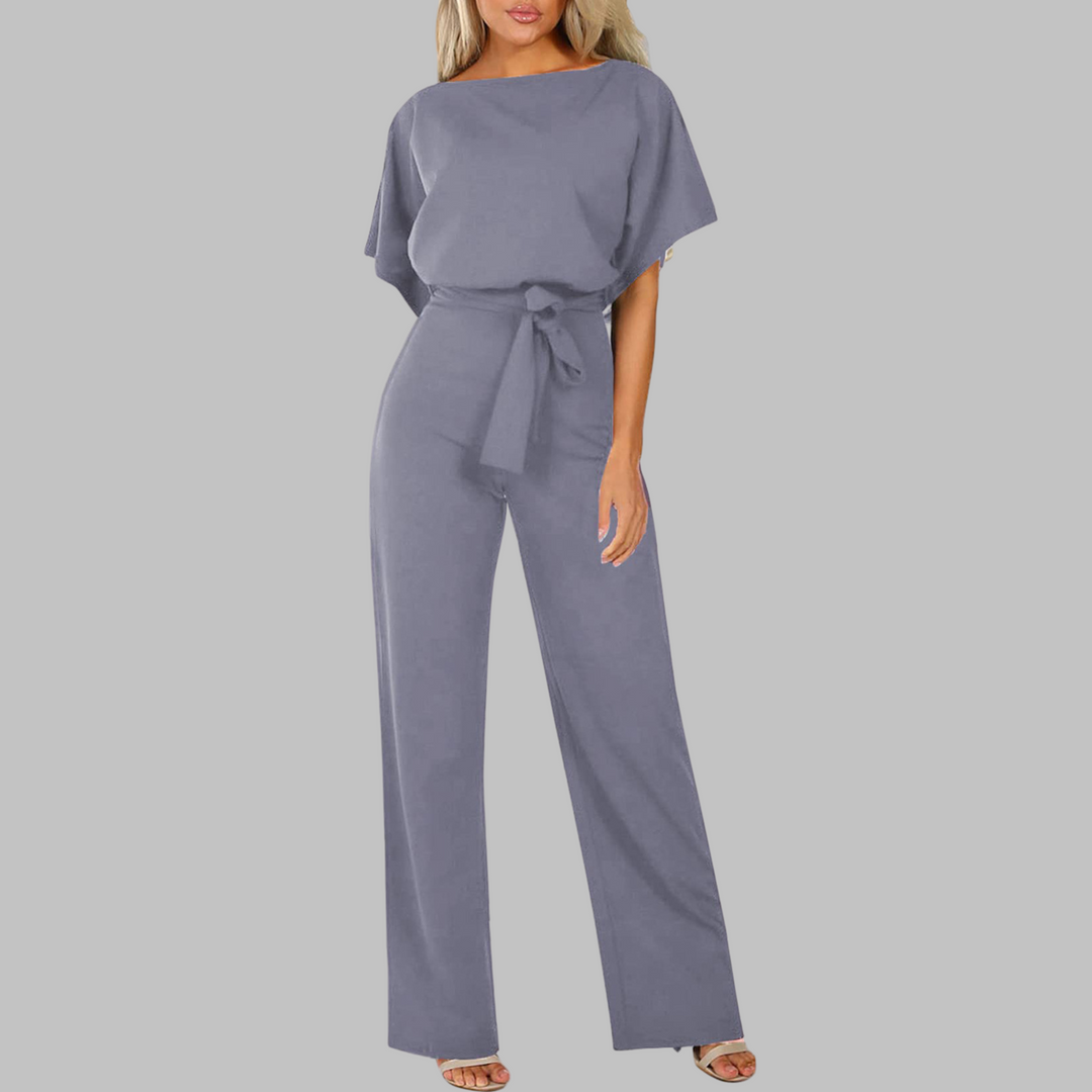Nova | Belted Wide-Leg Elegant Jumpsuit 9