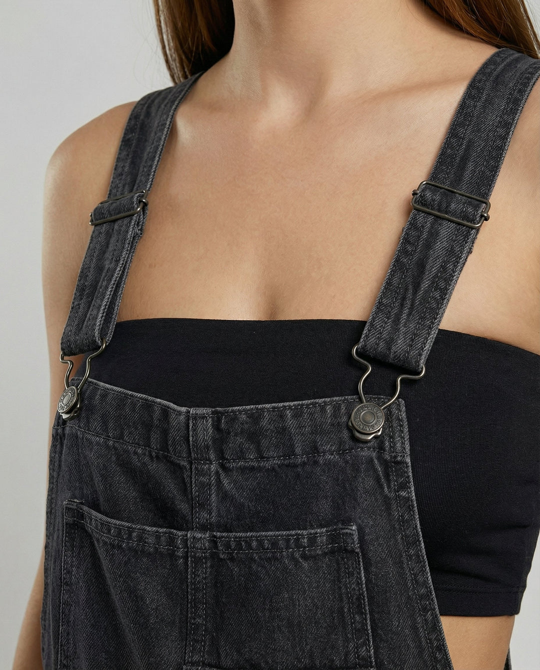 Nova | Trendy Cross-Back Denim Dungarees 3