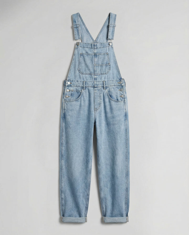 Nova | Trendy Cross-Back Denim Dungarees 5