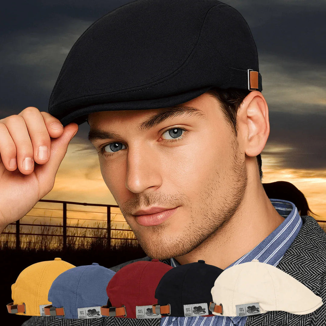 Oliver | Classic and Comfortable Cotton Flat Cap 1