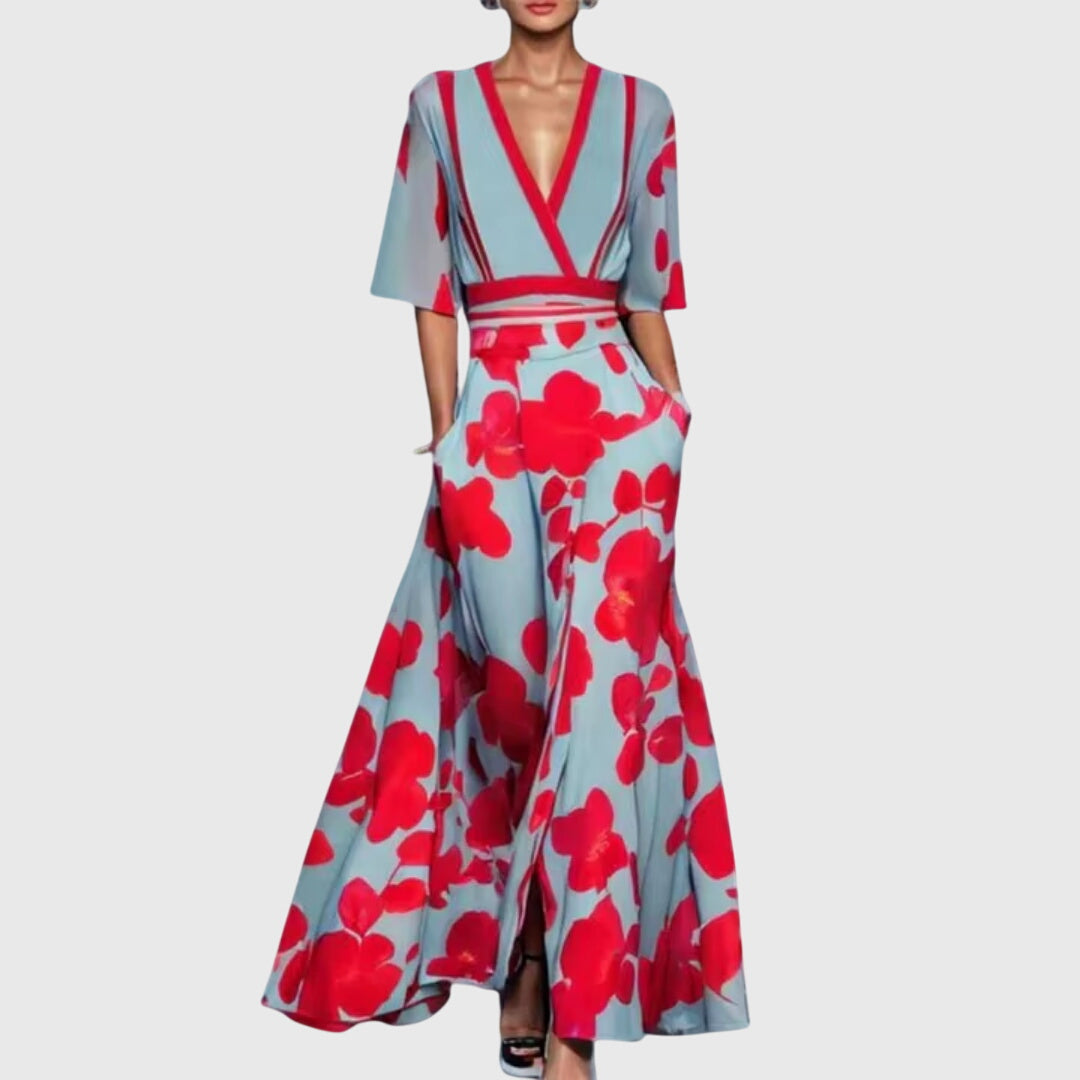 Olivia | Lightweight And Elegant Floral Spring Dress 0