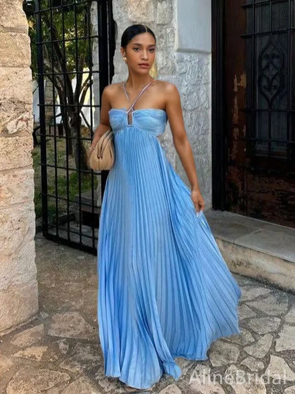 Olivia | Maxi Dress Wedding Guest Elegant Halterneck Summer Style 5