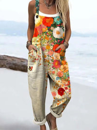 Willow | Floral print Wide Leg Jumpsuit