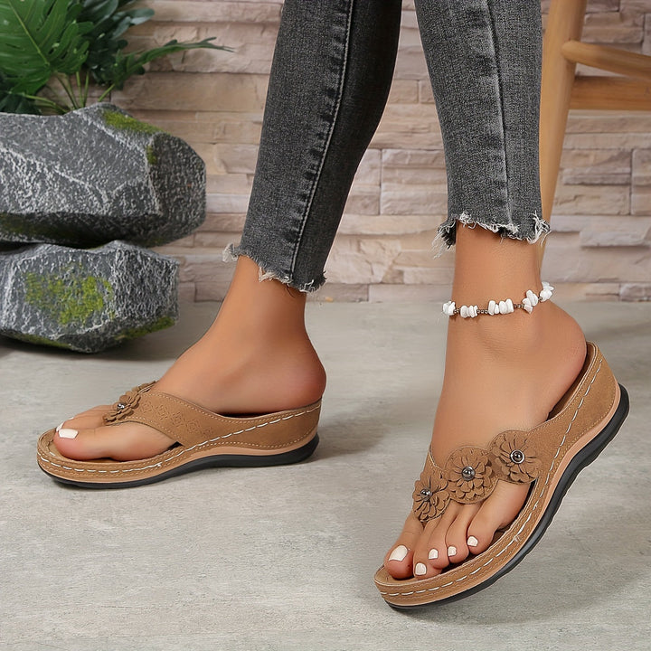 Olivia | Women's Sandals Slip-On Arch Support Comfortable Casual Style 6