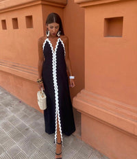 Sophia | Elegant Wrap Maxi Wedding Guest Dress