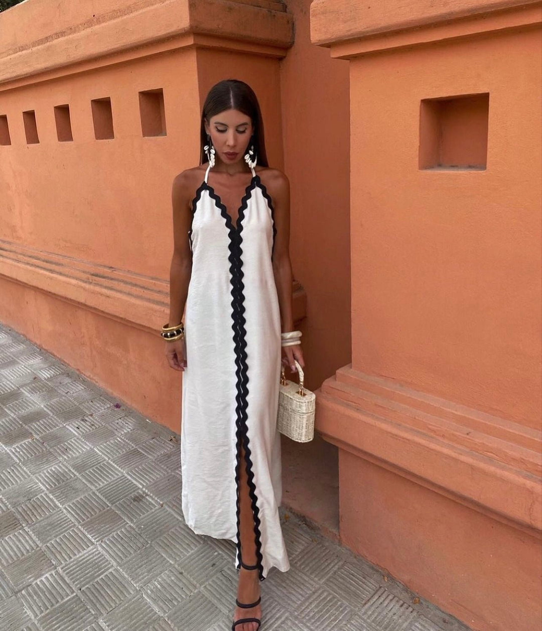 Olivia | Womens Dress Wedding Guest Dresses Elegant Wrap Comfortable Fit 1