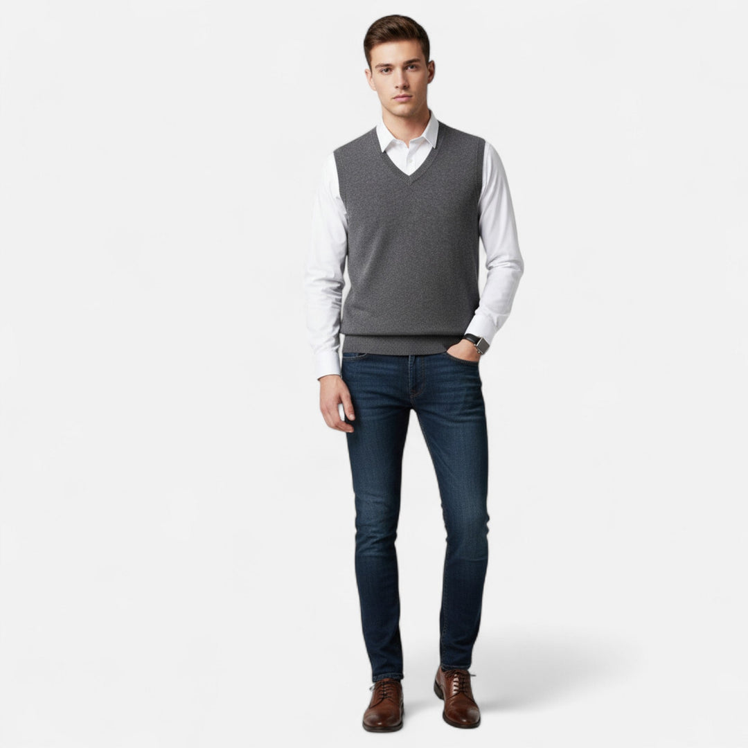 Orion | Men's Vest – Elegant, Lightweight & Versatile Merino Wool 1