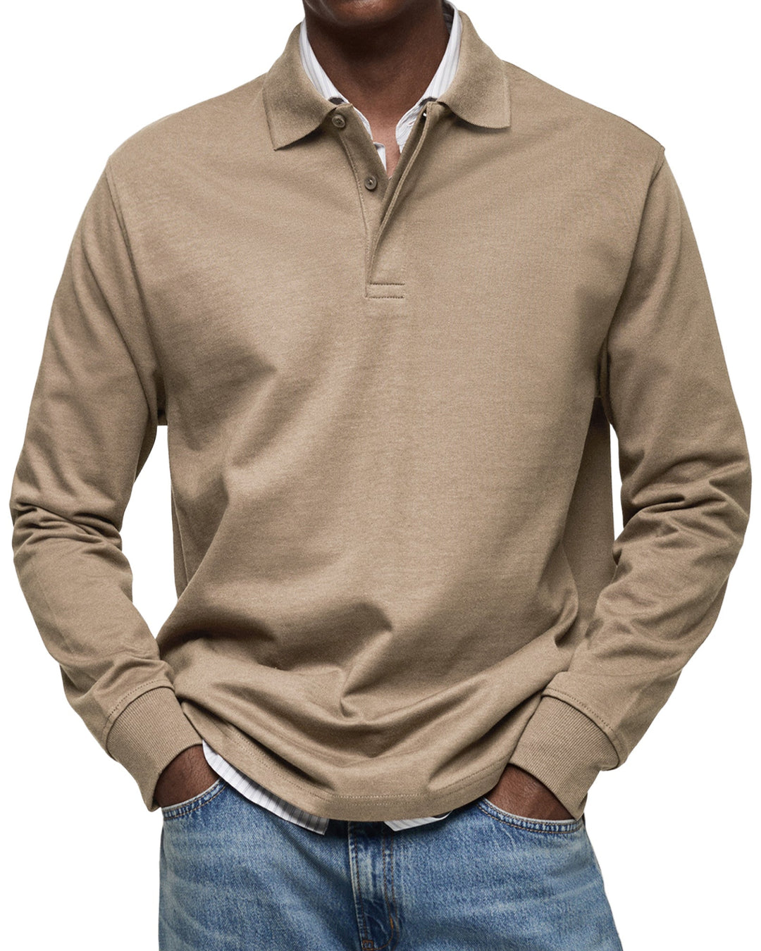 Oscar | Premium Soft and Breathable Long Sleeve Polo 6