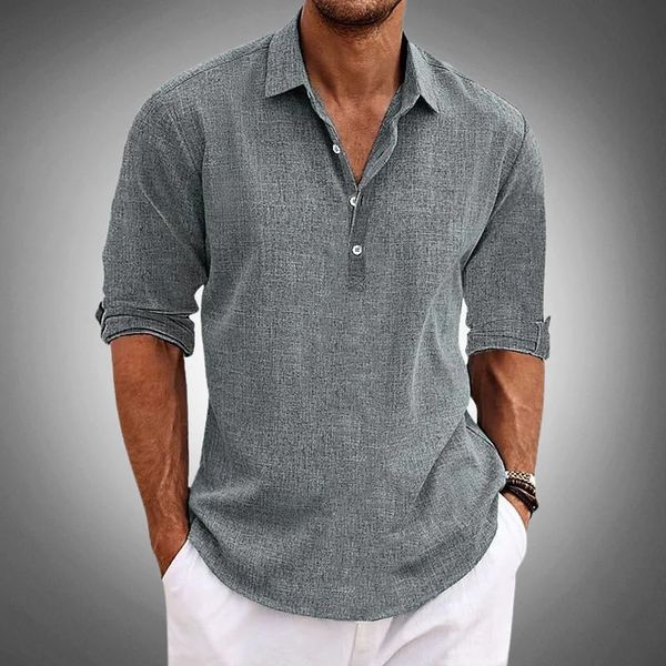 Parker | Relaxed Fit Cotton-Blend Men’s Shirt – Effortless Style & Comfort 1