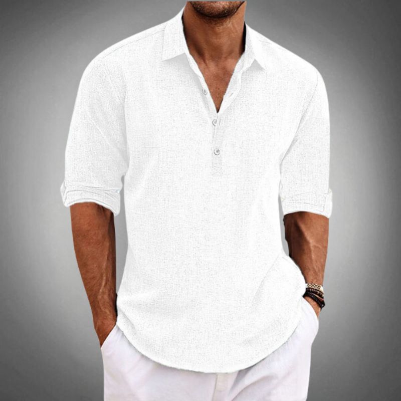 Parker | Relaxed Fit Cotton-Blend Men’s Shirt – Effortless Style & Comfort 4
