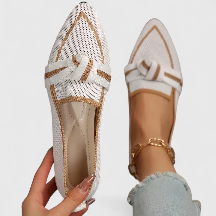 Patricia | Elegant Ribbon Orthopedic Flat Shoes for Ultimate Comfort 0