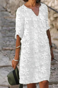 Celeste | Women’s Floral Lace Midi Dress