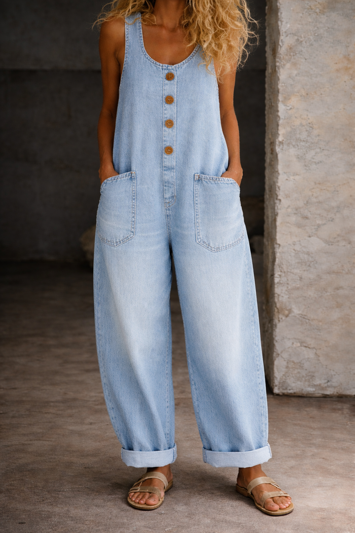 Piper | Effortless & Comfortable Women’s Denim Overalls 5