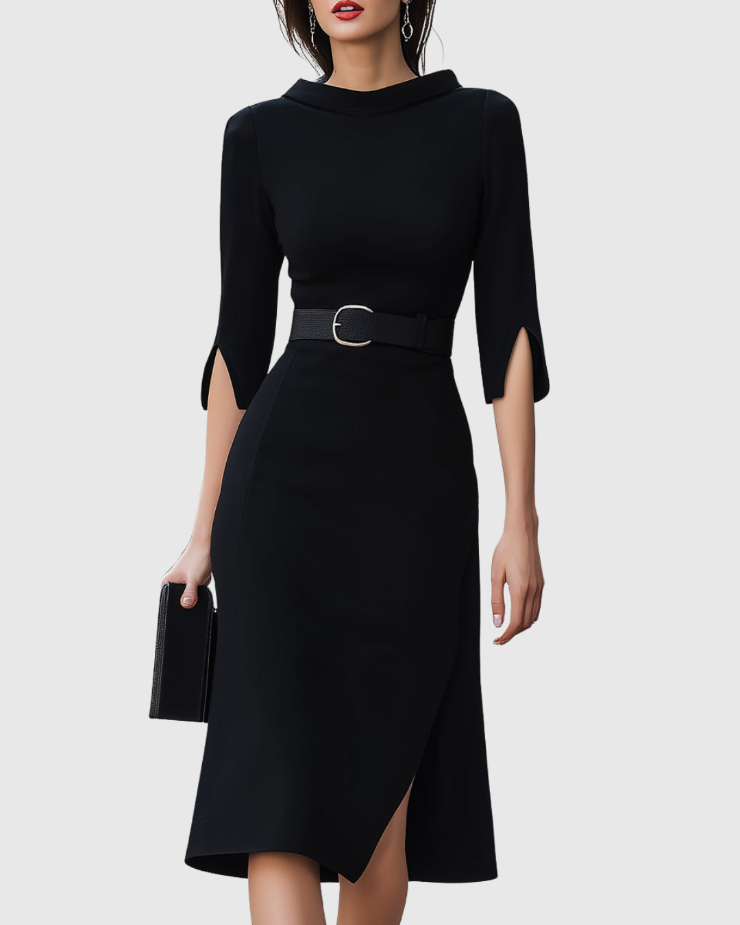 Piper | Sophisticated And Modern Midi Dress 0