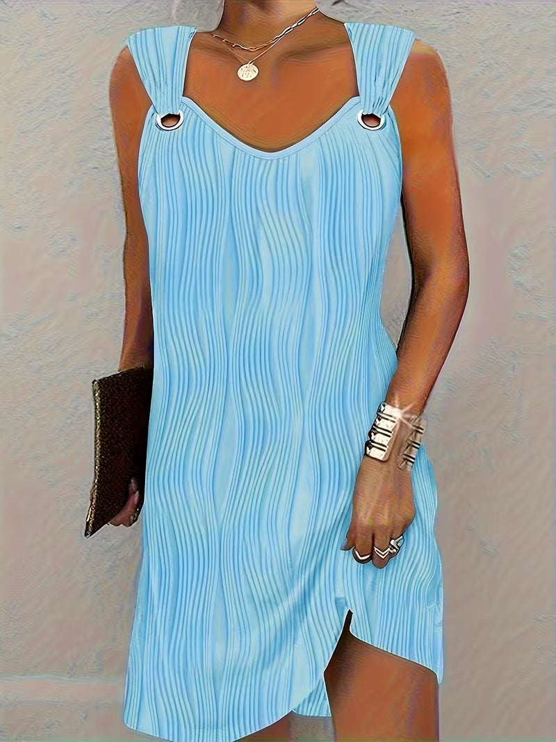 Poppy | Stylish and Elegant Sleeveless V-Neck Dress 3