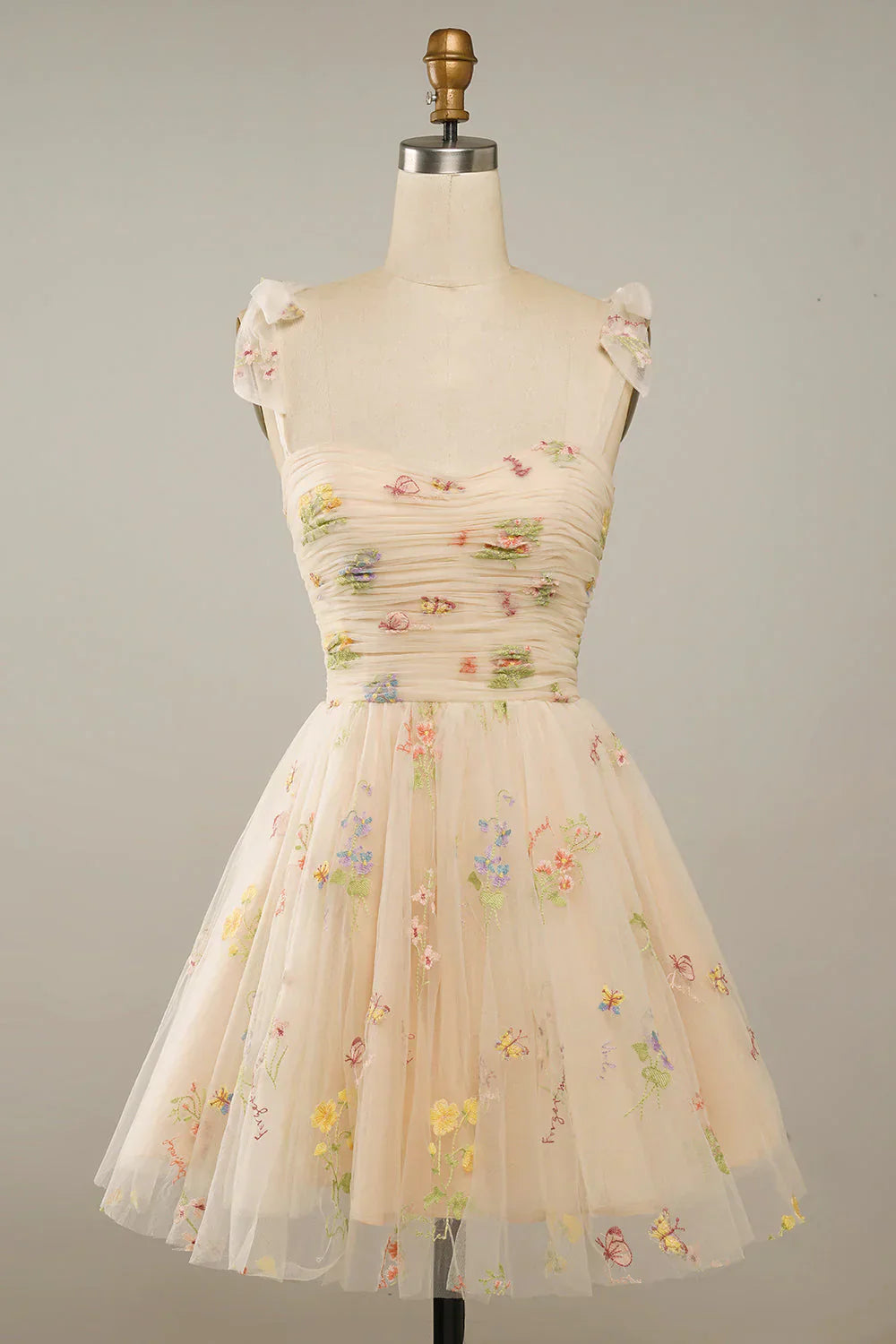 Rachelle | Elegant Floral Embroidered Cocktail Dress 10