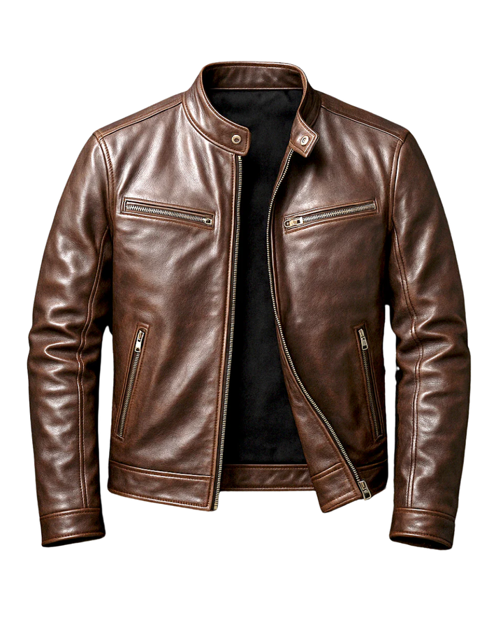 Randy | Classic Vintage Leather Jacket for Men 1