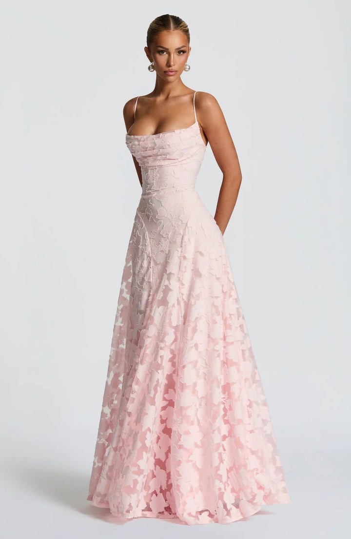 Ravina | Floral Maxi Dress Wedding Guest Elegant A-Line Style 2
