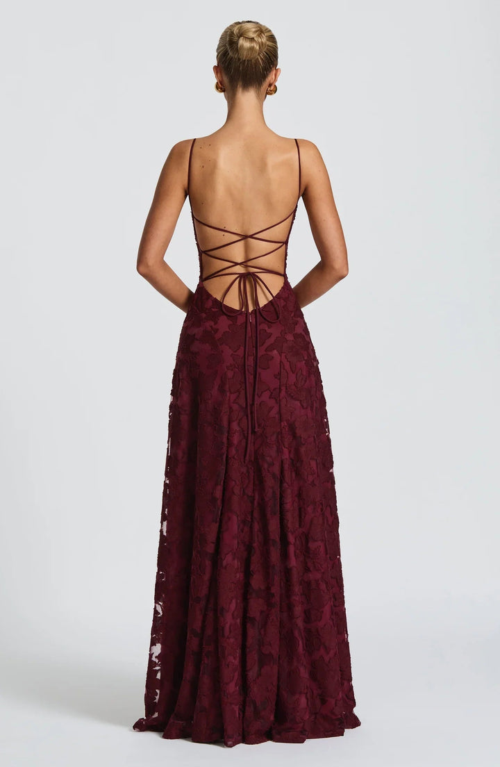 Ravina | Floral Maxi Dress Wedding Guest Elegant A-Line Style 3