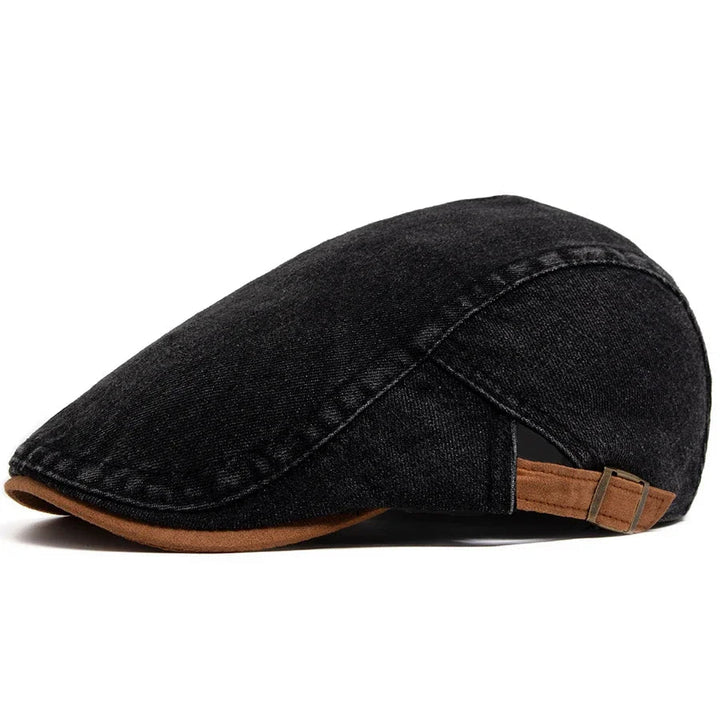 Ravon | Stylish Denim Flat Cap Hat 0