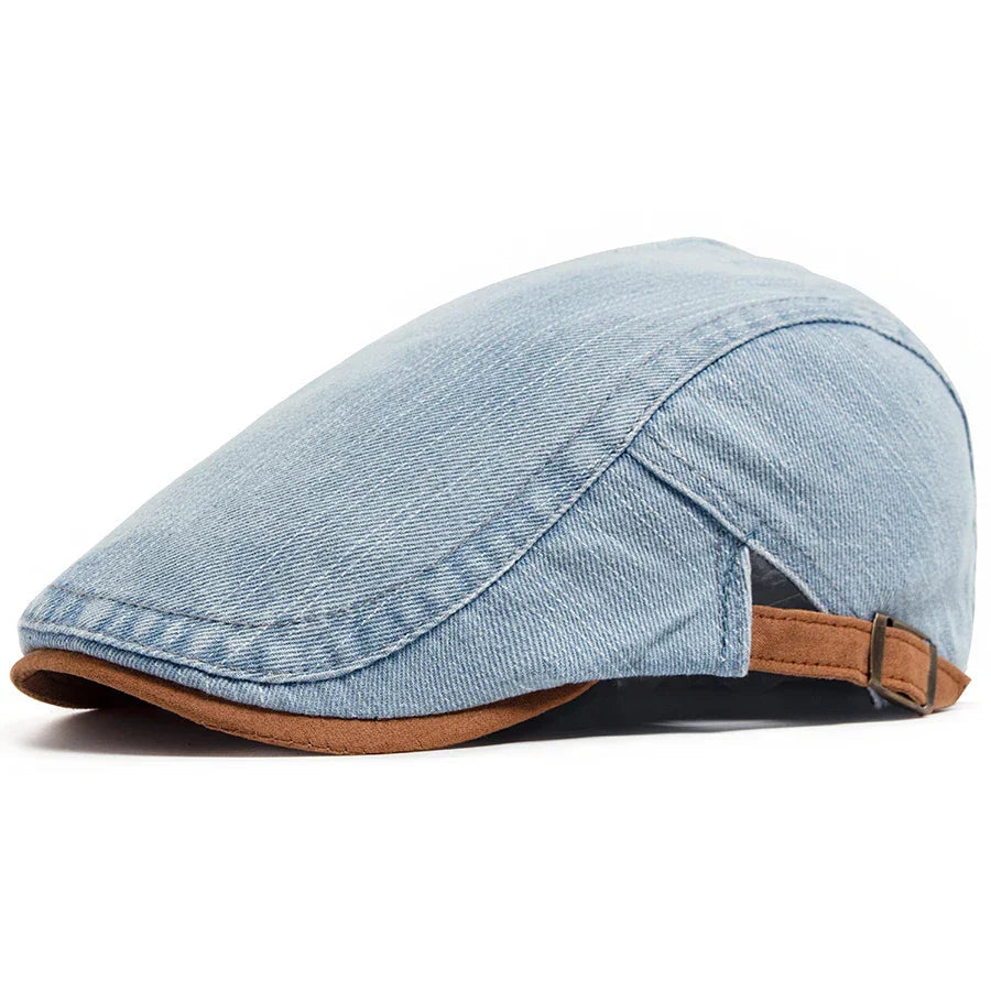 Ravon | Stylish Denim Flat Cap Hat 2
