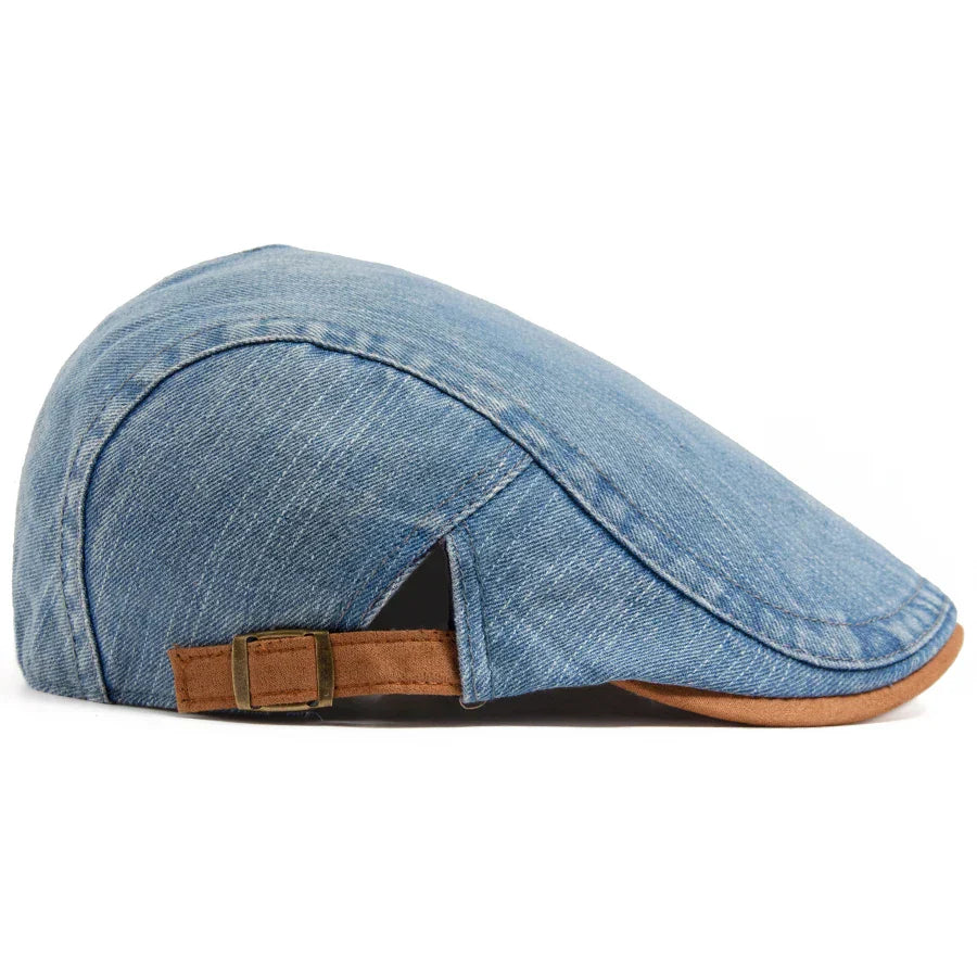 Ravon | Stylish Denim Flat Cap Hat 5