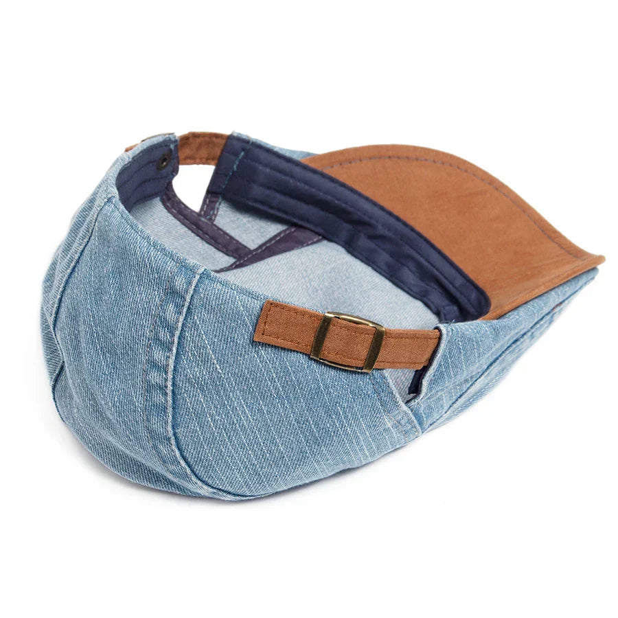 Ravon | Stylish Denim Flat Cap Hat 7