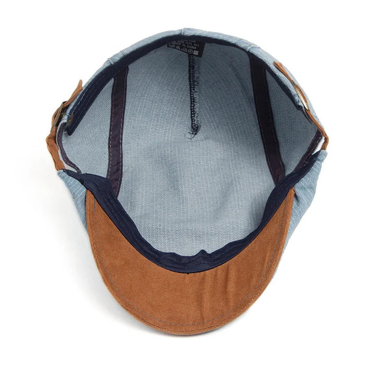 Ravon | Stylish Denim Flat Cap Hat 8