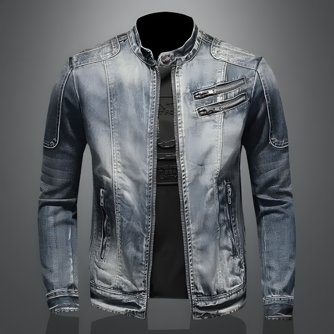 Reinier | Denim Jacket Women – Stylish, Sustainable & Timeless Biker Design 0