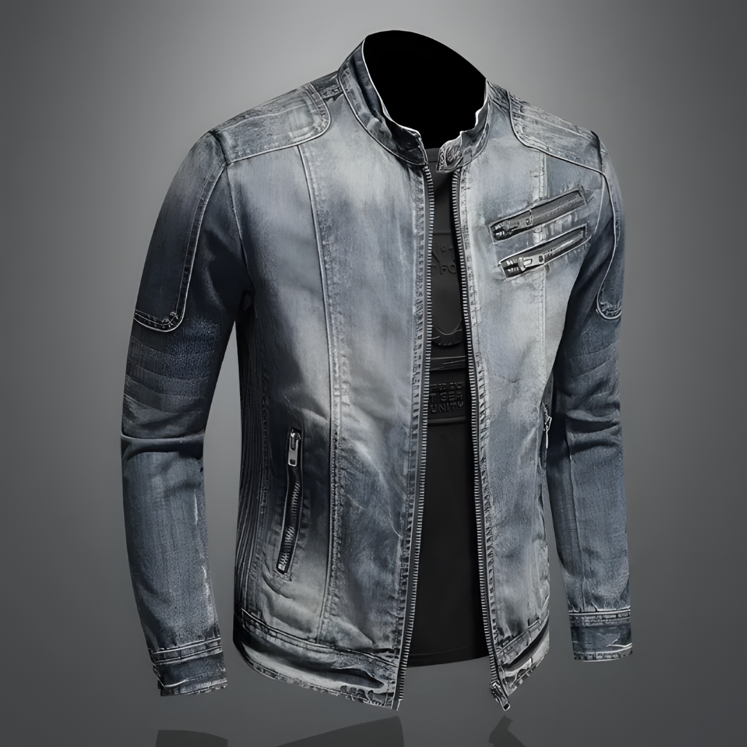 Reinier | Denim Jacket Women – Stylish, Sustainable & Timeless Biker Design 2