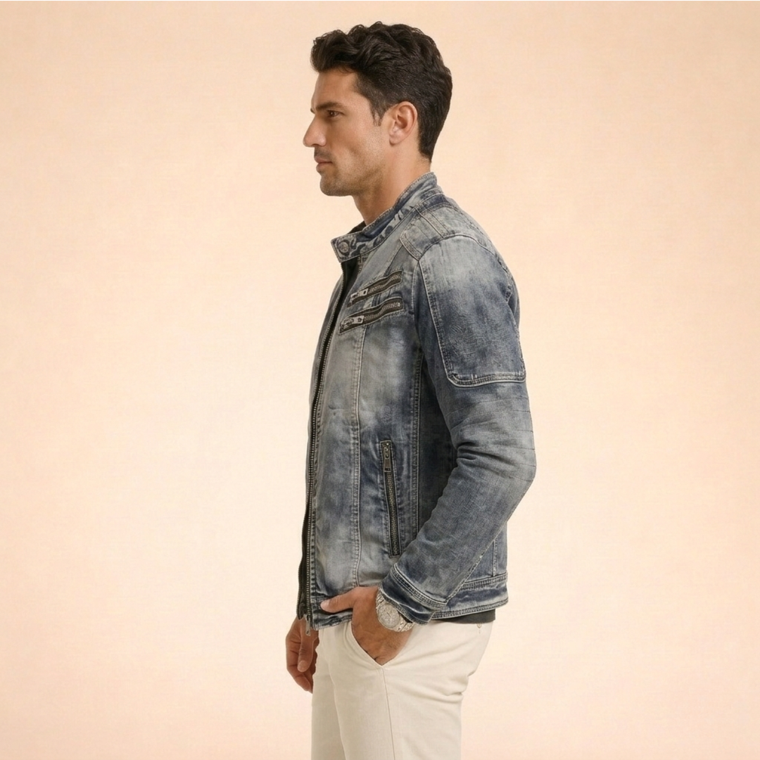Reinier | Denim Jacket Women – Stylish, Sustainable & Timeless Biker Design 6