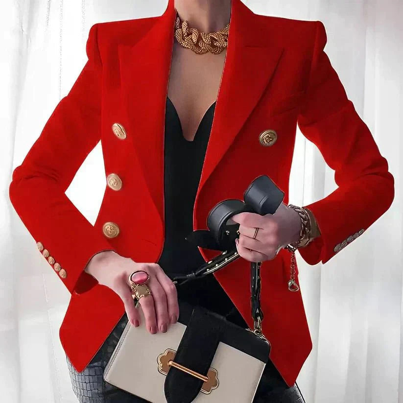 Renate | Elegant women's blazer with double buttons 2