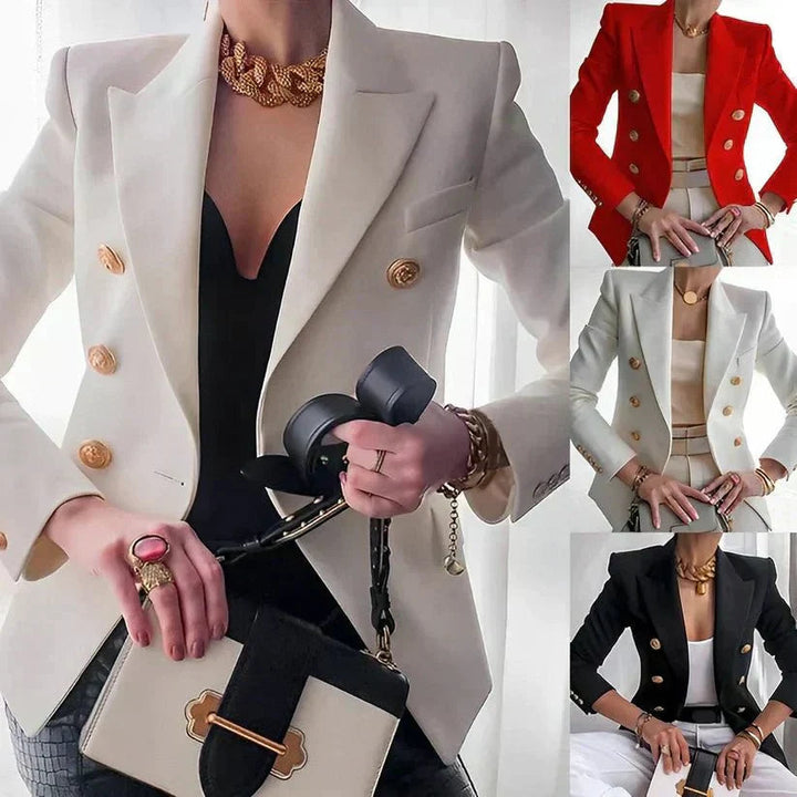 Renate | Elegant women's blazer with double buttons 7