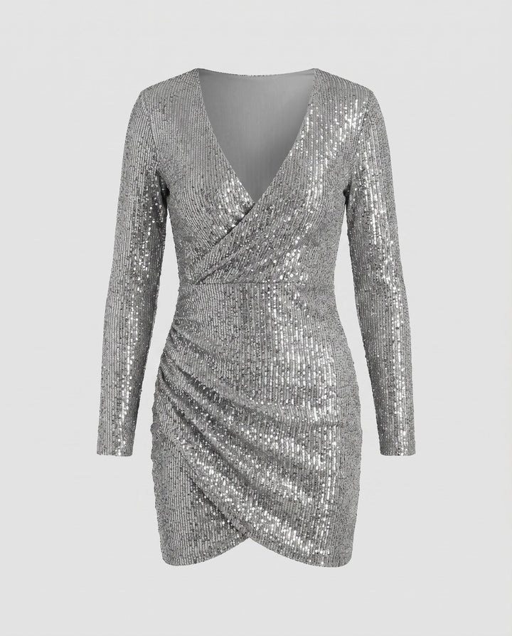 Rivelle | Women's Dress Cocktail Mini Wrap Detail Bodycon Elegant Fit 0