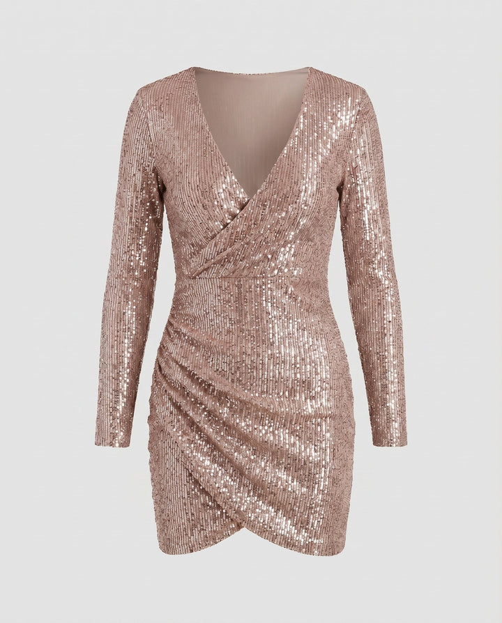 Rivelle | Women's Dress Cocktail Mini Wrap Detail Bodycon Elegant Fit 12
