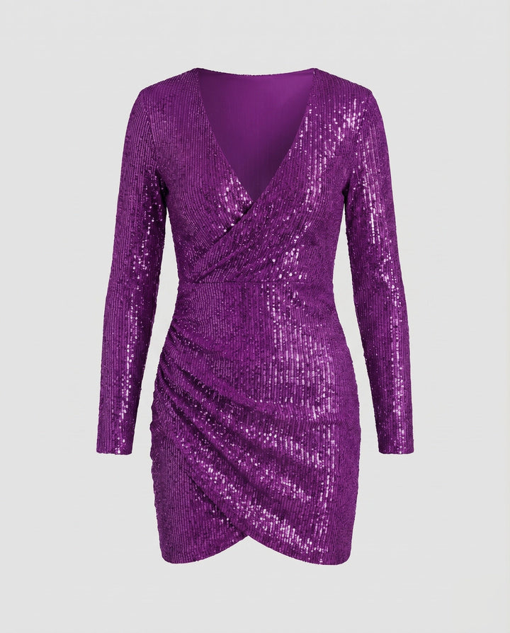 Rivelle | Women's Dress Cocktail Mini Wrap Detail Bodycon Elegant Fit 6