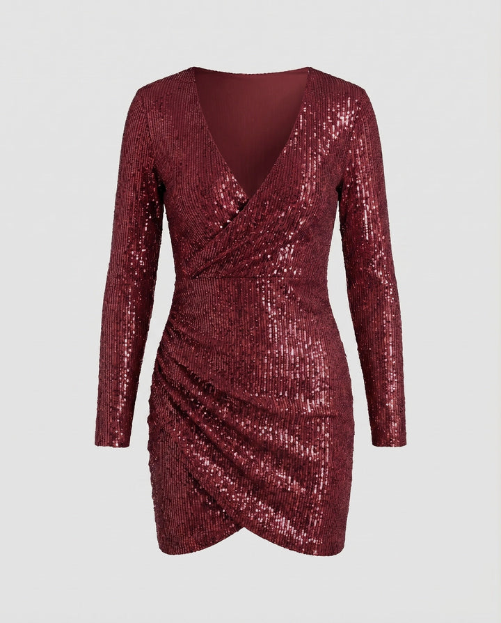 Rivelle | Women's Dress Cocktail Mini Wrap Detail Bodycon Elegant Fit 7