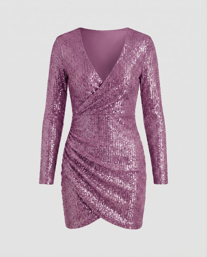 Rivelle | Women's Dress Cocktail Mini Wrap Detail Bodycon Elegant Fit 8