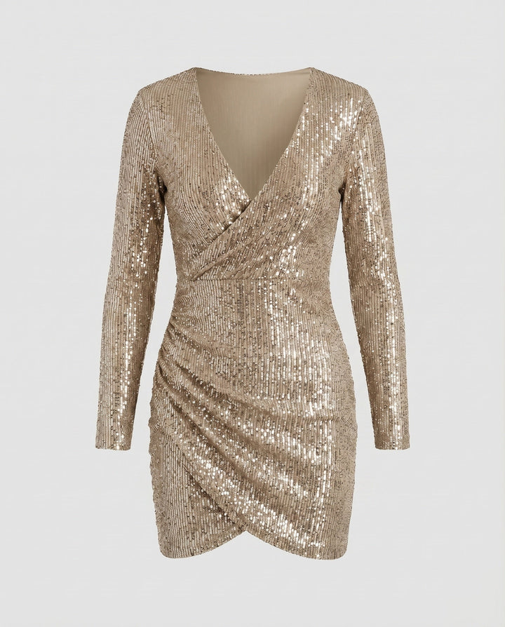 Rivelle | Women's Dress Cocktail Mini Wrap Detail Bodycon Elegant Fit 9