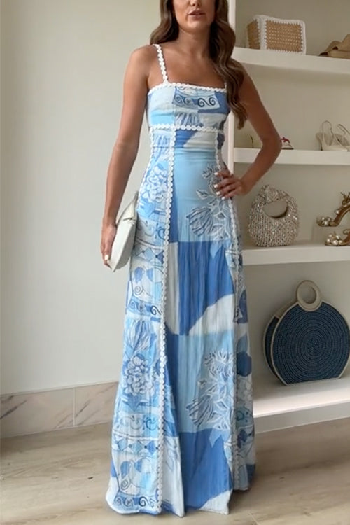 Romilly | Maxi Dress Long Elegant Fit Soft Fluid Fabric 0