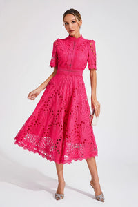 Dorothy | Elegantes und romantisches Spitzen-Midikleid