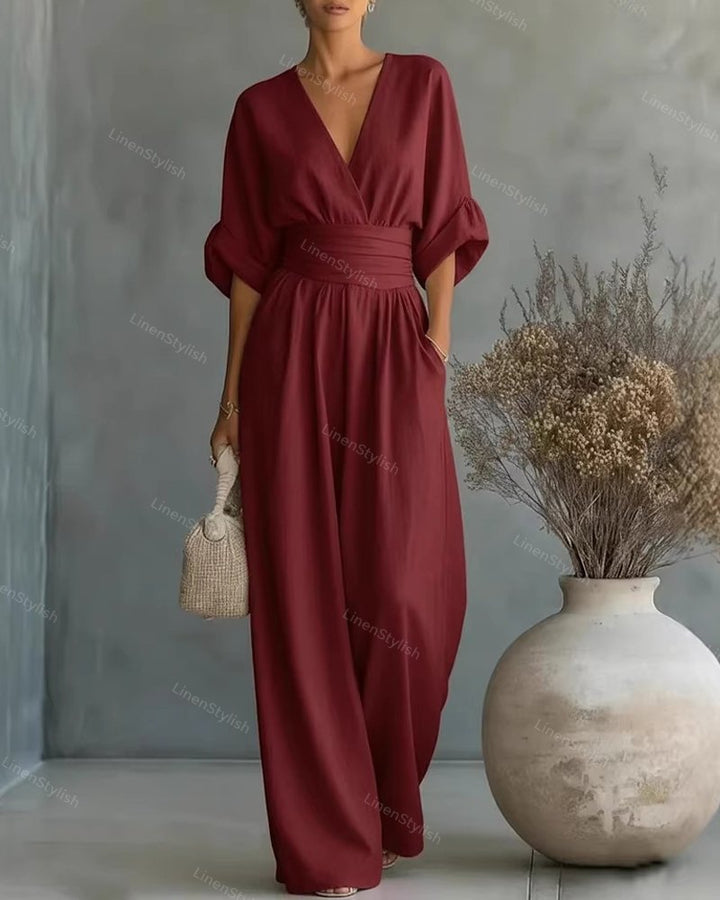 Rosie | Elegant and Sophisticated V-Neck Jumpsuit 1