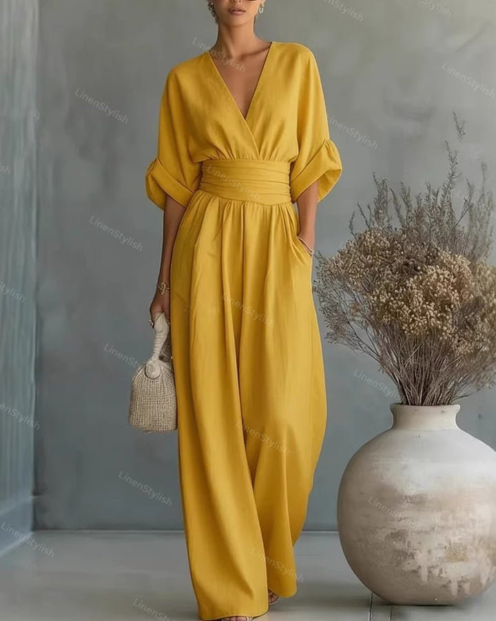 Rosie | Elegant and Sophisticated V-Neck Jumpsuit 10