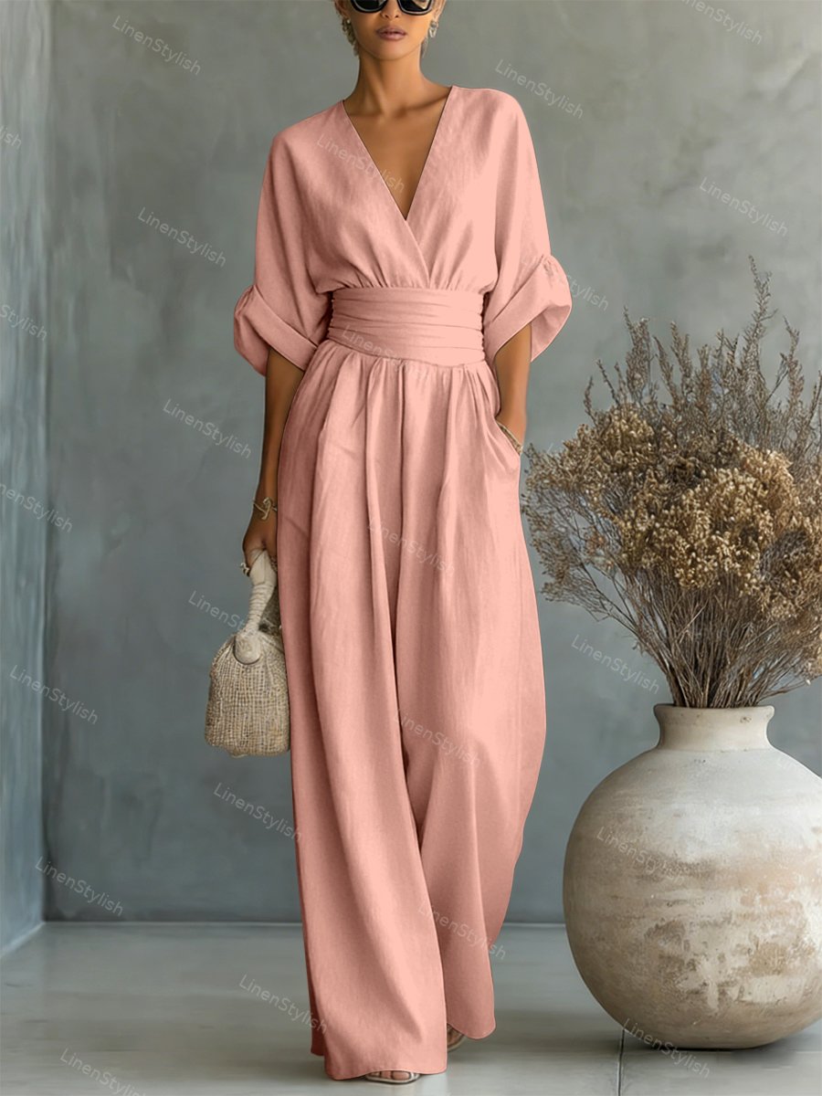 Rosie | Elegant and Sophisticated V-Neck Jumpsuit 13