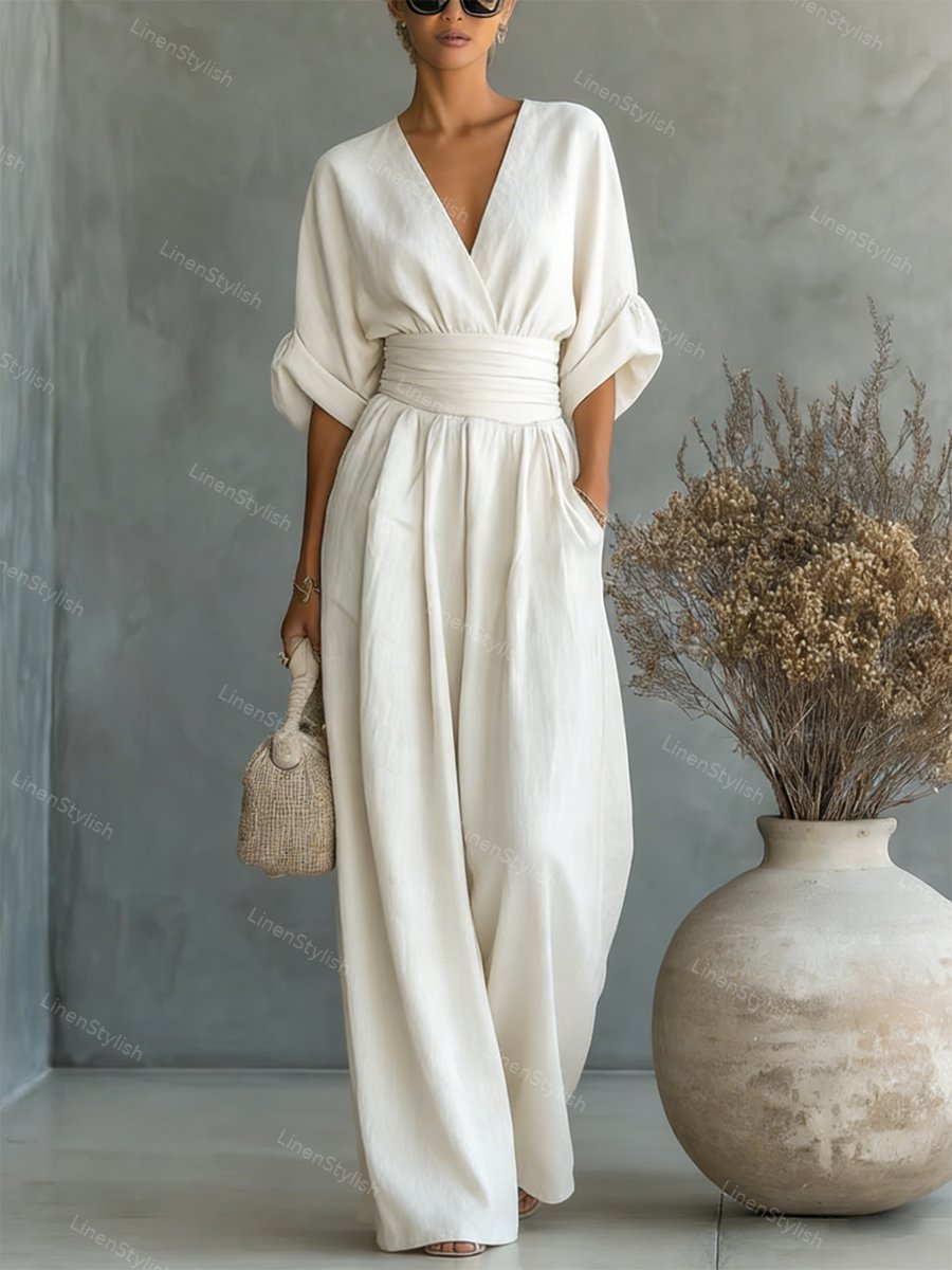 Rosie | Elegant and Sophisticated V-Neck Jumpsuit 2