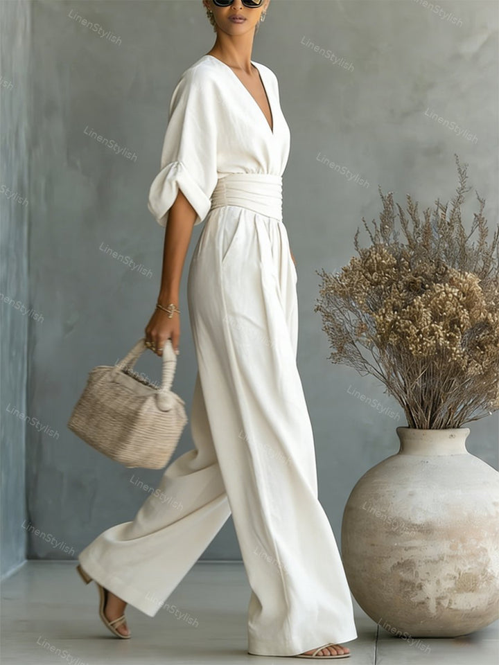 Rosie | Elegant and Sophisticated V-Neck Jumpsuit 3