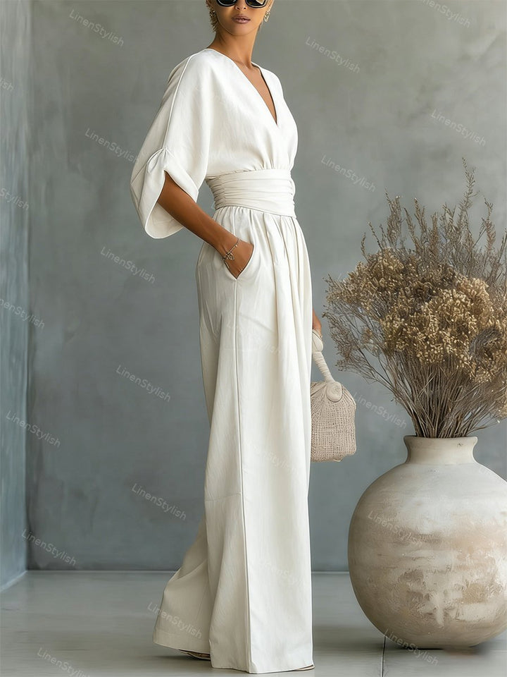 Rosie | Elegant and Sophisticated V-Neck Jumpsuit 5