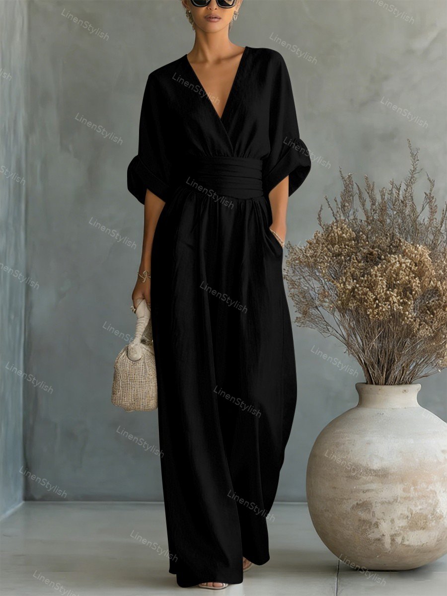 Rosie | Elegant and Sophisticated V-Neck Jumpsuit 8